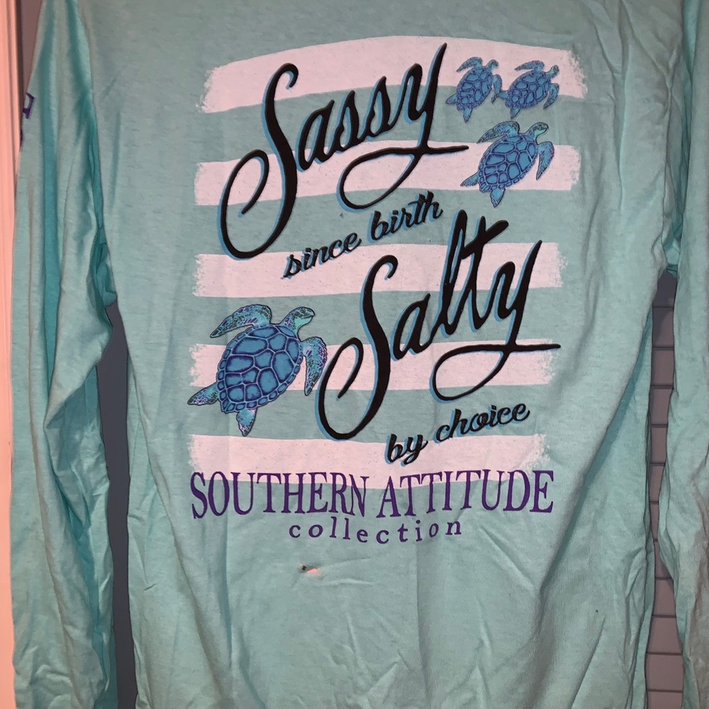Southern Attitude Long Sleeve Tshirt
